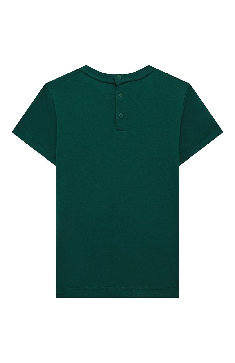 Детский комплект из трех футболок EMPORIO ARMANI зеленого цвета, арт. 6LHDJ5/4J54Z | Фото 3 (Кросс-КТ НВ: Футболка; Материал внешний: Хлопок; Нос: Не проставлено; Региональные ограничения белый список (Axapta Mercury): Не проставлено; Ростовка одежда: 9 мес | 74 см, 12 мес | 80 см, 24 мес | 92 см, 36 мес | 98 см, 6 мес | 68 см)