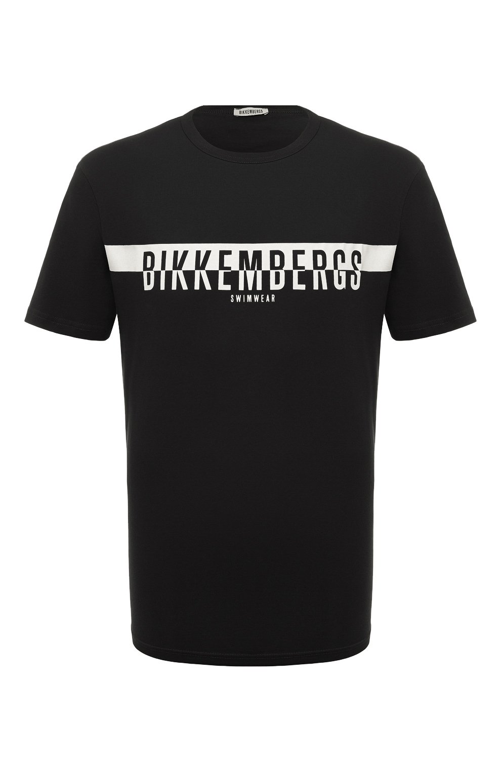 Хлопковая футболка DIRK BIKKEMBERGS черного цвета по цене 6155 руб., арт. BKK2MTS03, фото 1 Хлопковая футболка DIRK BIKKEMBERGS, арт. BKK2MTS03, фото 1