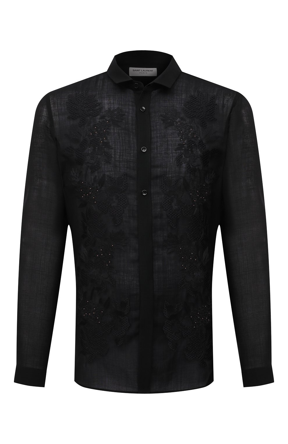 Шелковая рубашка SAINT LAURENT, арт. 644382/Y1C05, фото 1