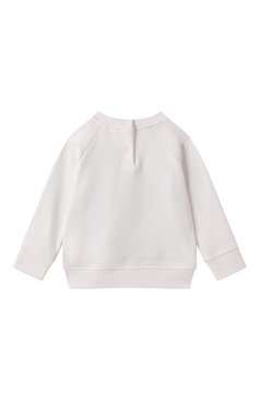 Детский хлопковый свитшот STELLA MCCARTNEY молочного цвета, арт. TW4560 | Фото 2 (Материал сплава: Проставлено; Нос: Не проставлено; Кросс-КТ НВ: Свитшоты; Материал внешний: Хлопок; Ростовка одежда: 6 мес | 68 см, 18 мес | 86 см, 9 мес | 74 см, 3 мес | 62 см, 12 мес | 80 см)