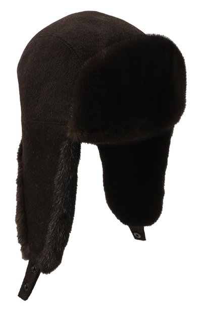 Мужская шапка-ушанка с отделкой из норки VICTORIA KUSENKOVA, арт. 339100204159