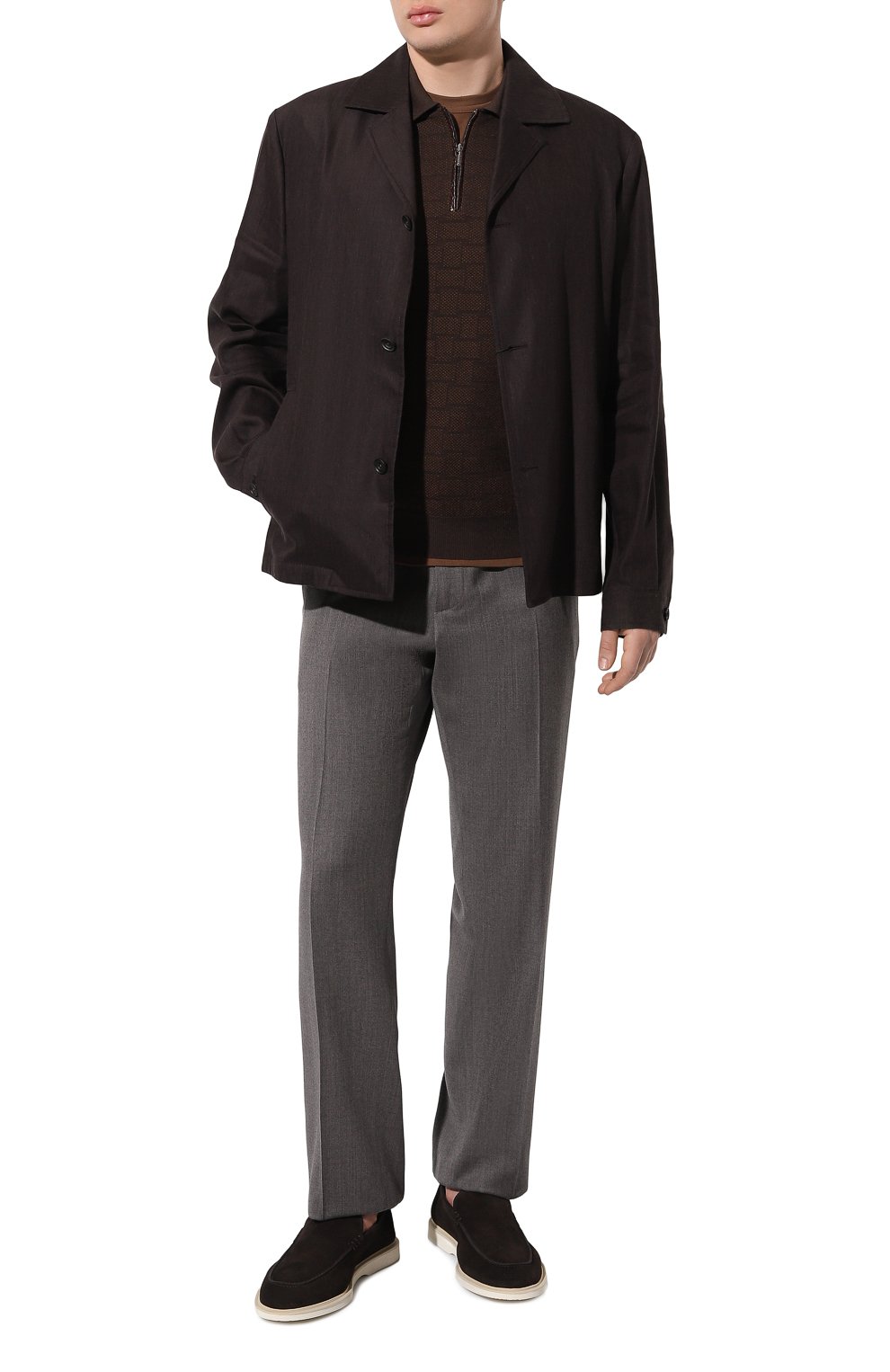 Поло из шелка и хлопка ZILLI, арт. KZP002M0153VINT00, фото 2