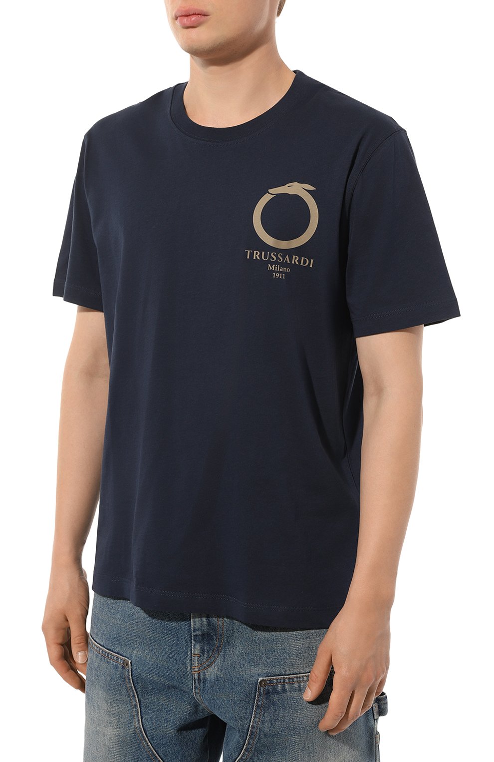 Хлопковая футболка TRUSSARDI, арт. 52T00771-1T005381, фото 3