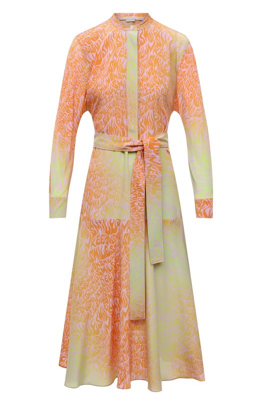 

Шелковое платье Stella McCartney, Розовый