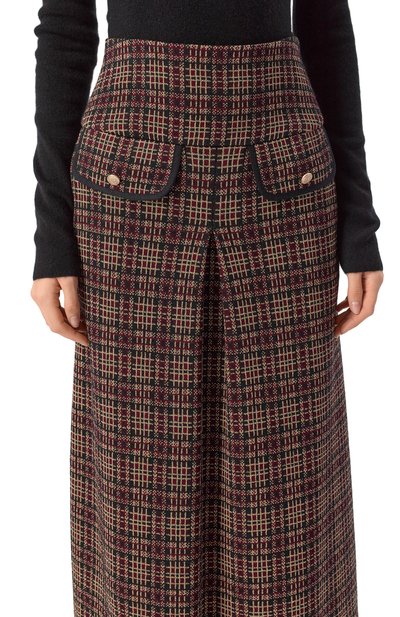 Юбка из шелка и кашемира FREEAGE, арт. W26.SK098.6977.797, фото 5