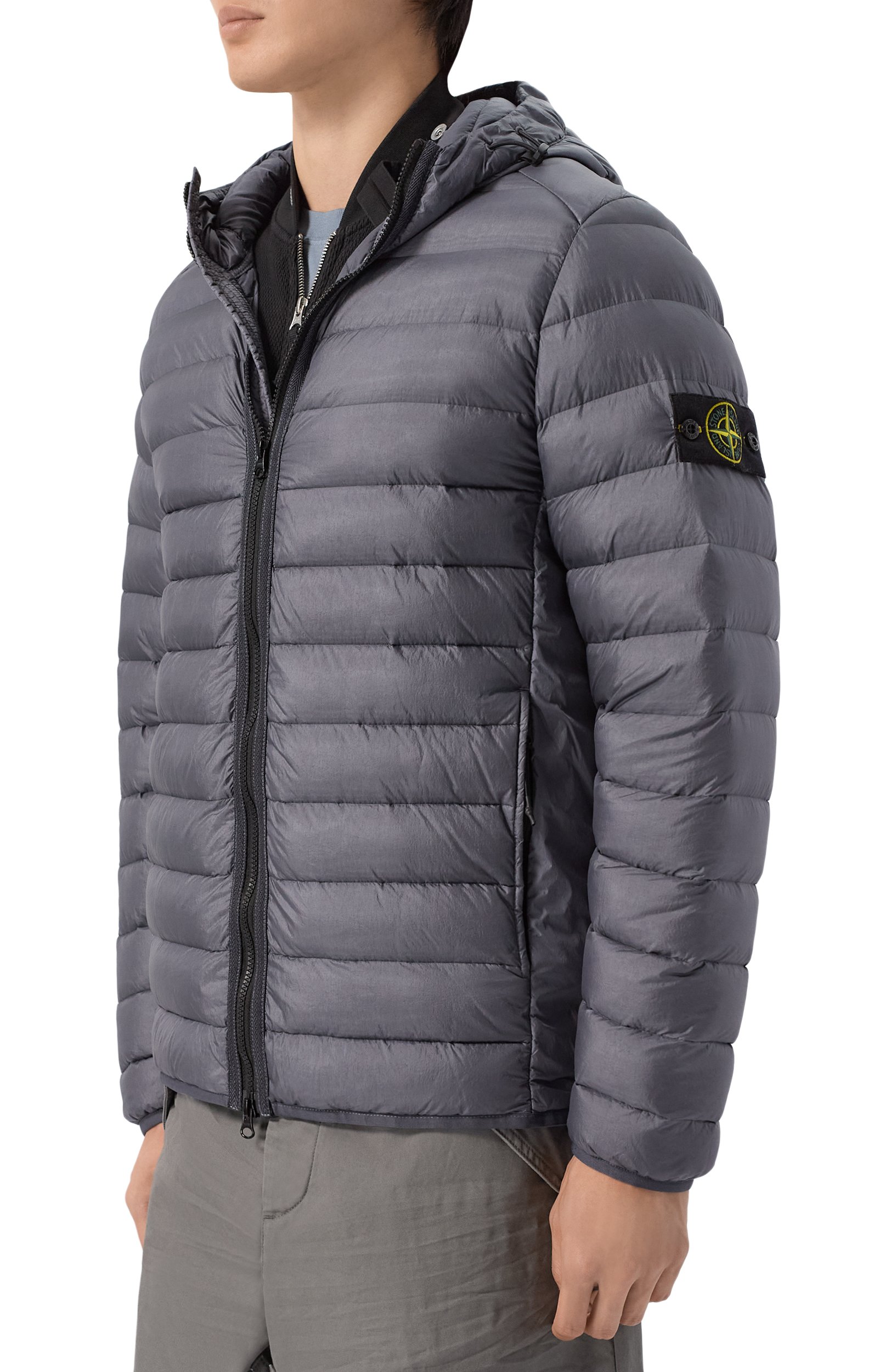 Пуховик STONE ISLAND синего цвета по цене 99500 руб., арт. K1S154100403/S0024, фото 3 Пуховик STONE ISLAND, арт. K1S154100403/S0024, фото 3