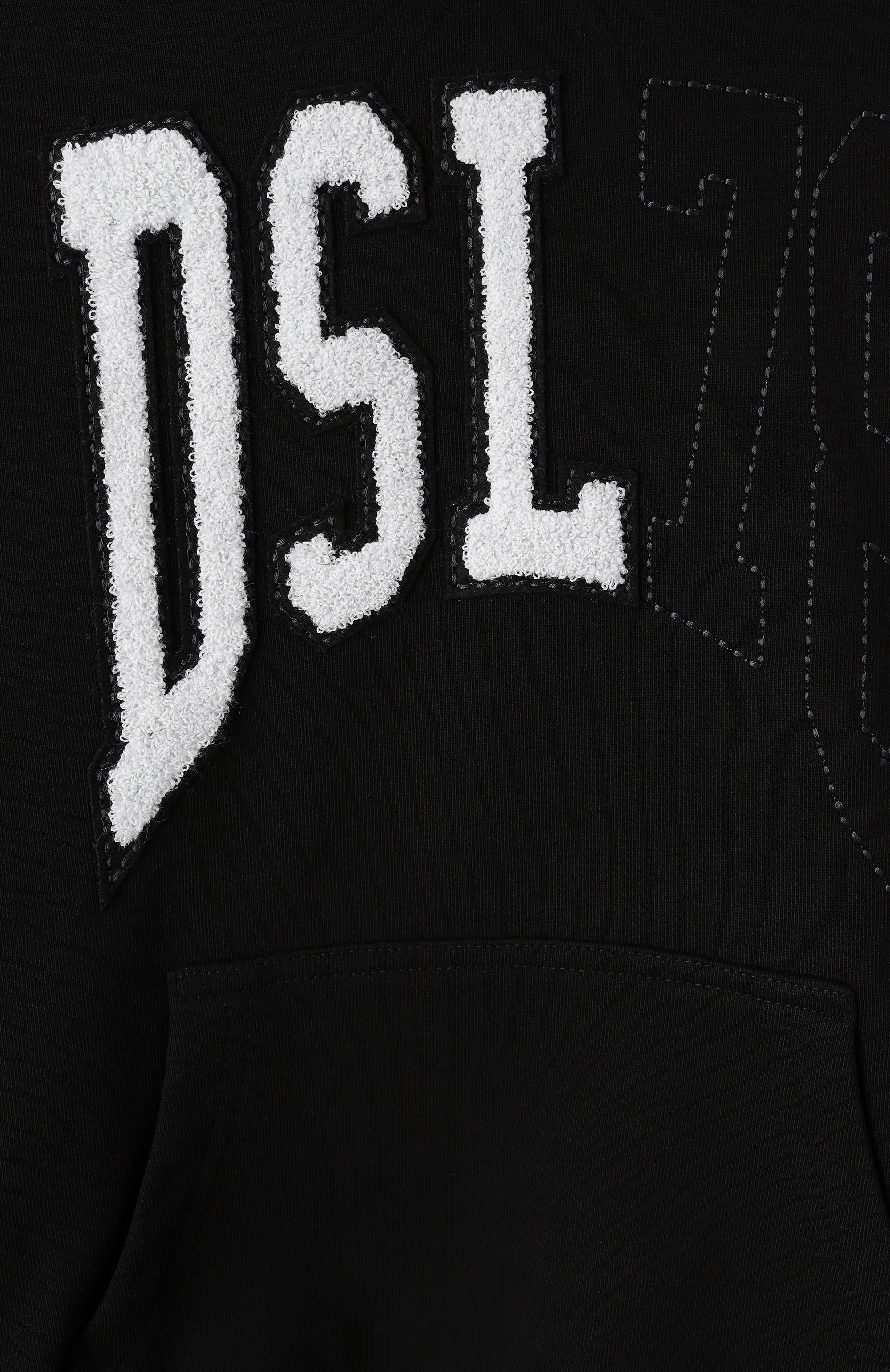 Хлопковое худи DIESEL, арт. J02226/KYAZM, фото 3