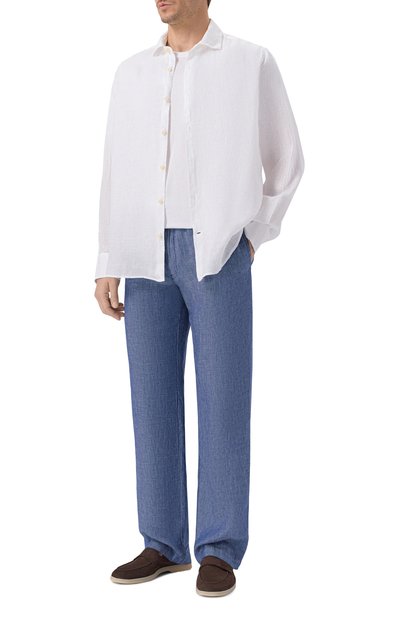 Льняные брюки 120% LINO, арт. 33AL2M29RJ/D876/100, фото 2