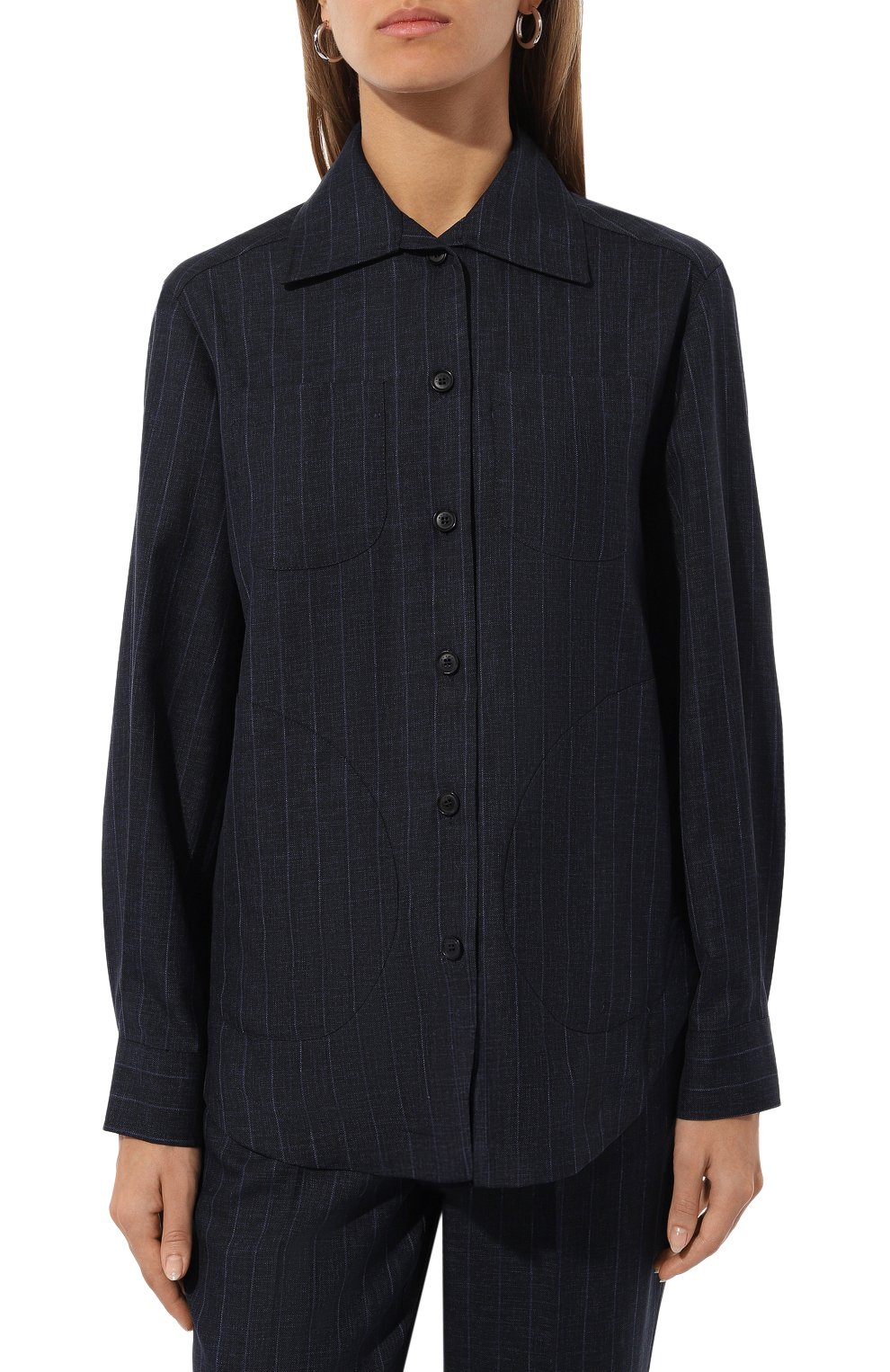 Шерстяная рубашка KITON, арт. D50429S0700702, фото 3