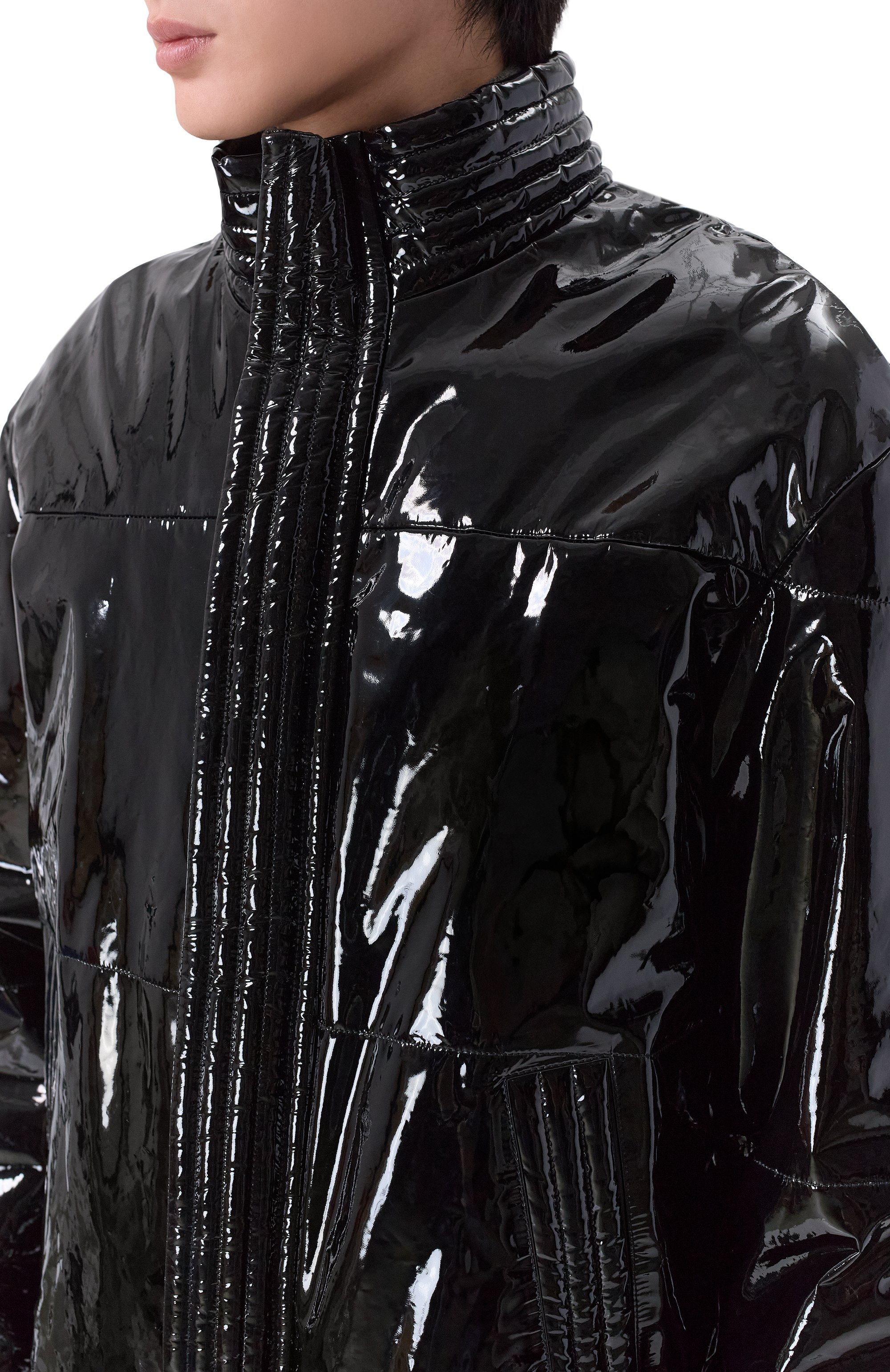 Кожаный пуховик с подкладкой из норки MVST, арт. FZECK-ES4380-1V, фото 5