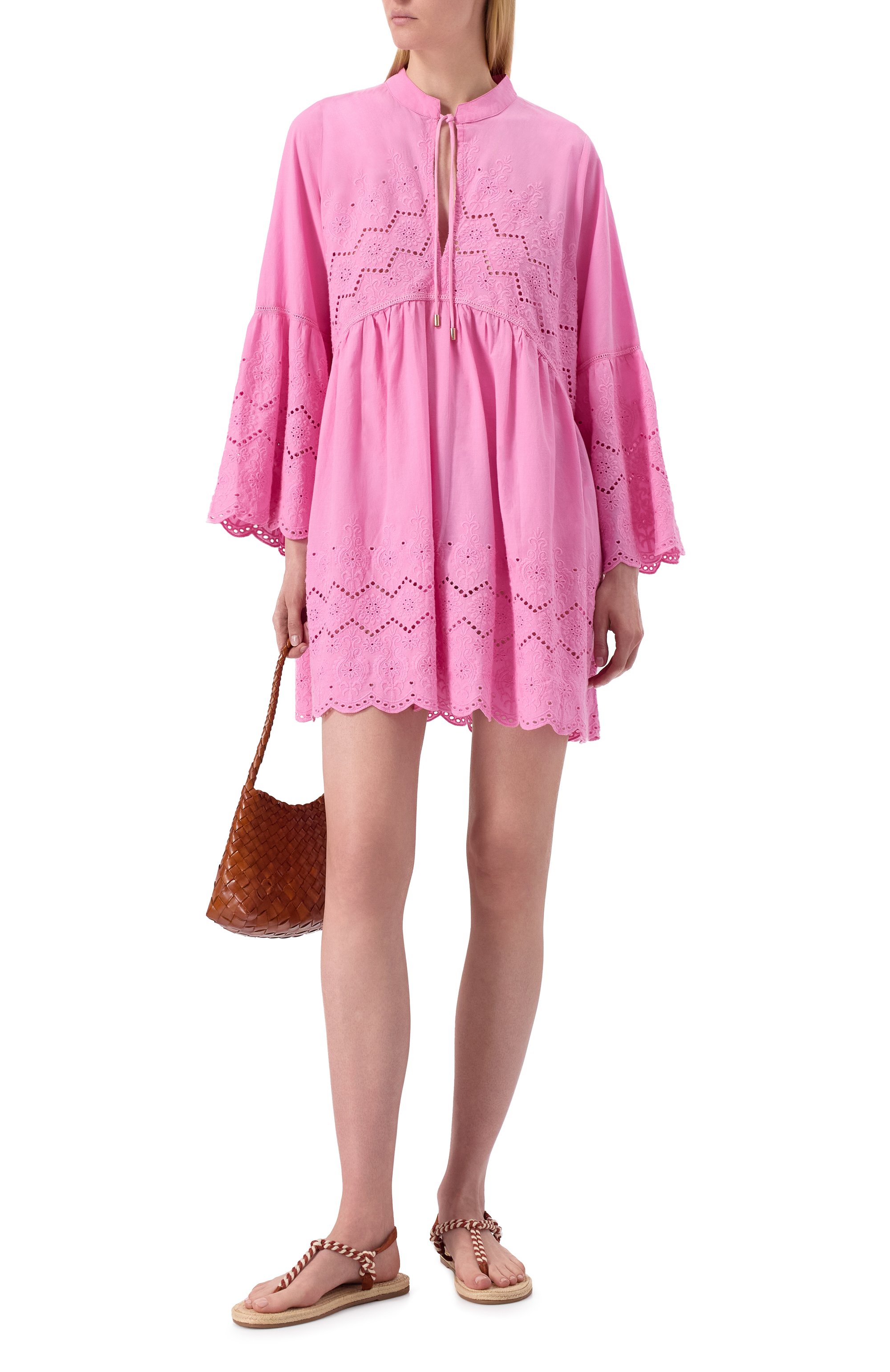 Хлопковая туника MELISSA ODABASH, арт. SEBENNA SS, фото 2