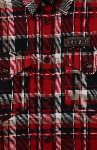 Хлопковая рубашка DSQUARED2, арт. DQ1908/D0A5G, фото 3