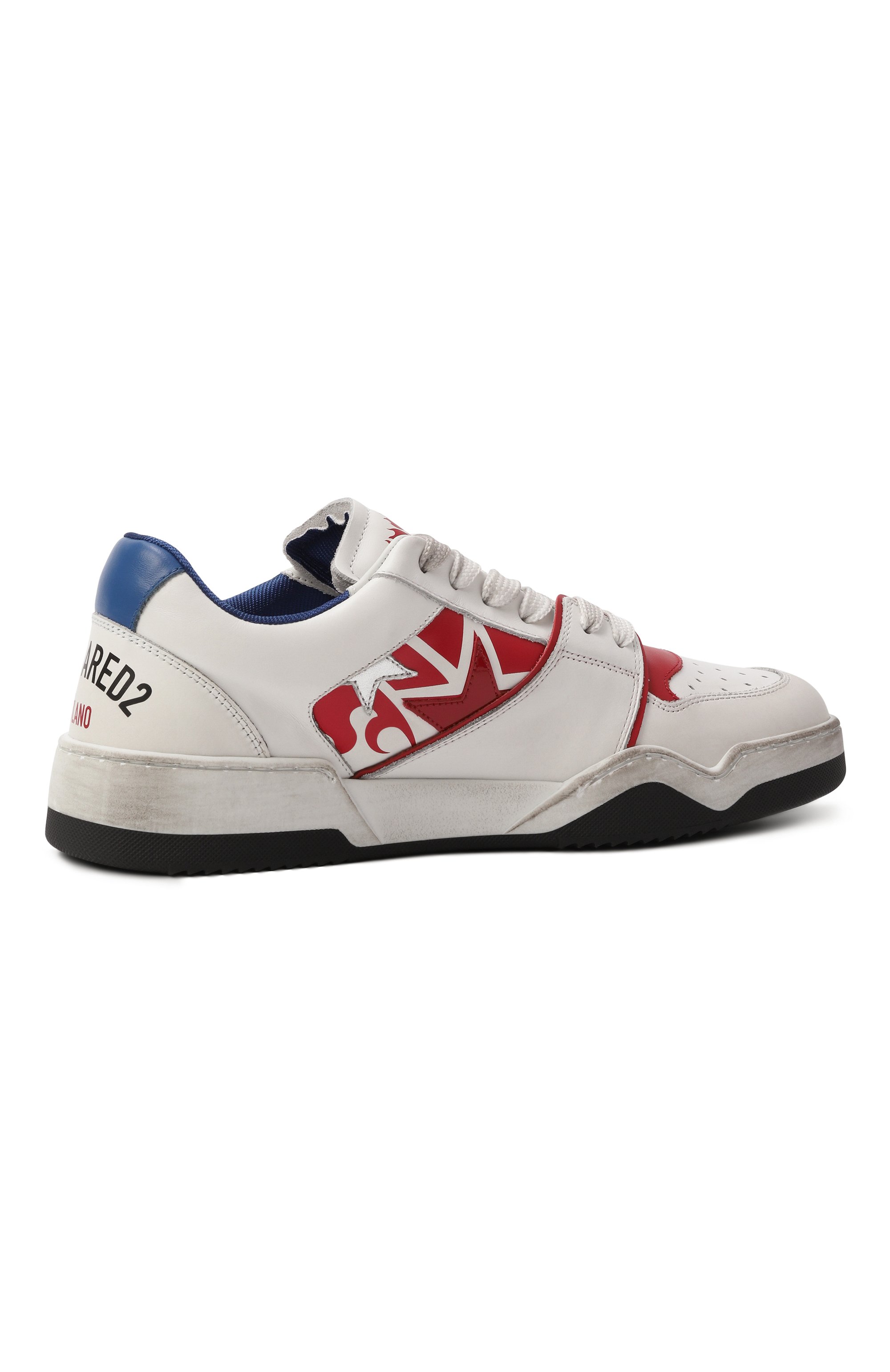 Кожаные кеды spiker DSQUARED2, арт. SNM0428, фото 5