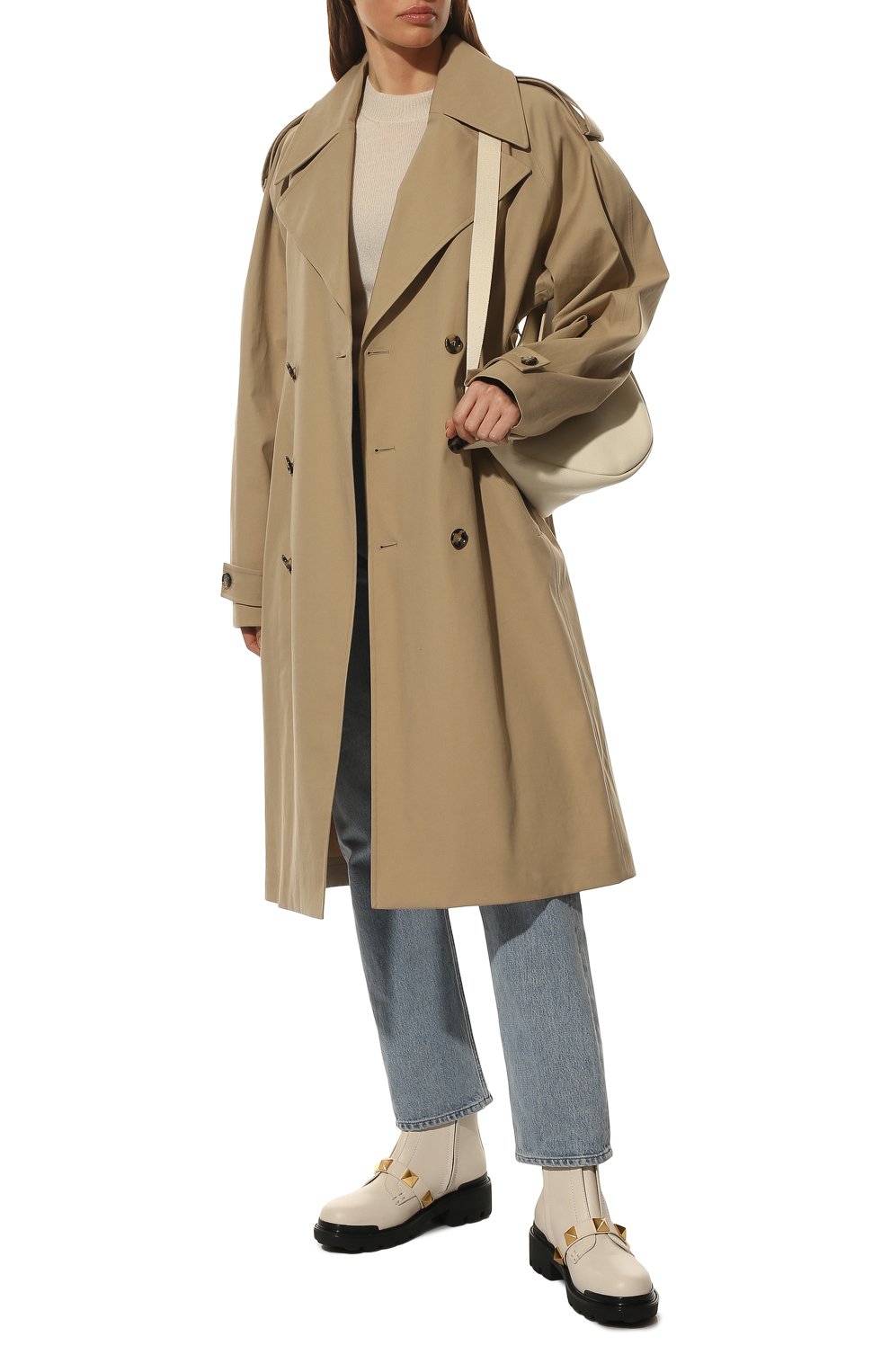 Кожаные ботинки roman stud VALENTINO, арт. WW2S0CJ3/NKD, фото 2