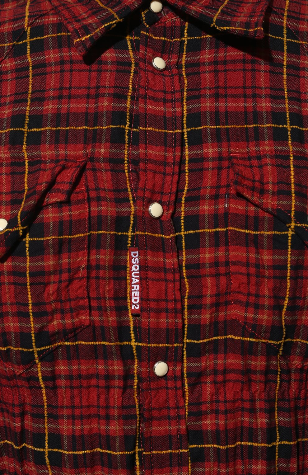 Хлопковая рубашка DSQUARED2, арт. S74DM0657/S54785, фото 5