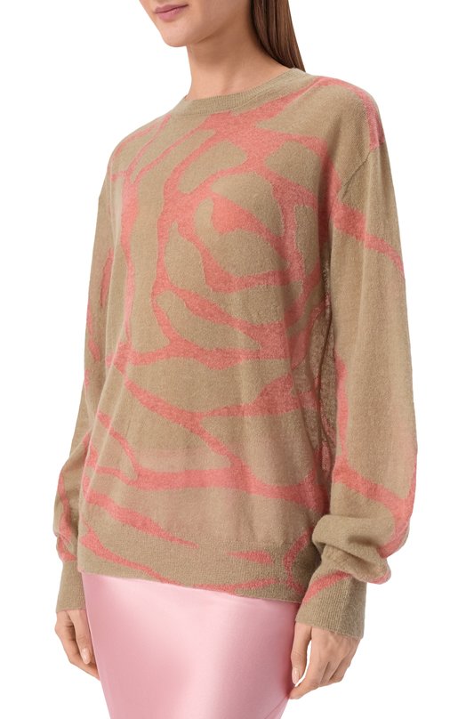 Пуловер Dries Van Noten 131273/3723 Хаки  131273/3723 Фото 3