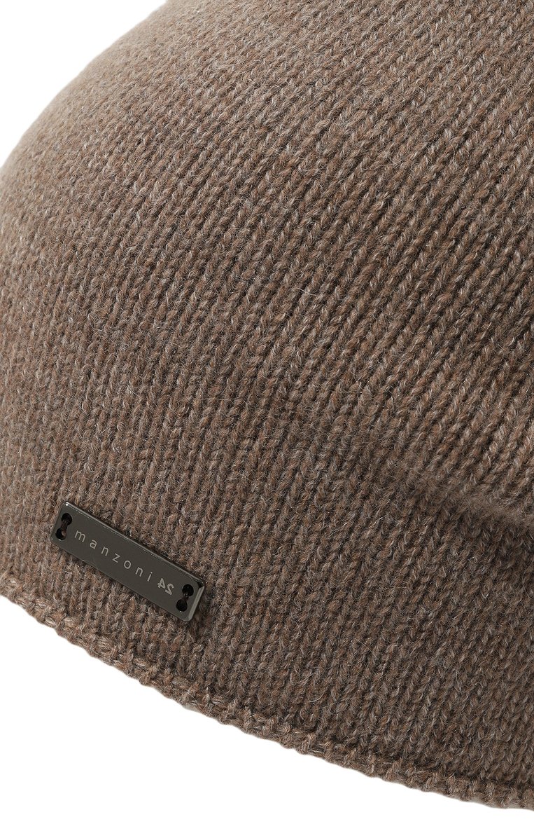 Шапка из шерсти и кашемира MANZONI24, арт. 23MCAPPELL0-X, фото 4