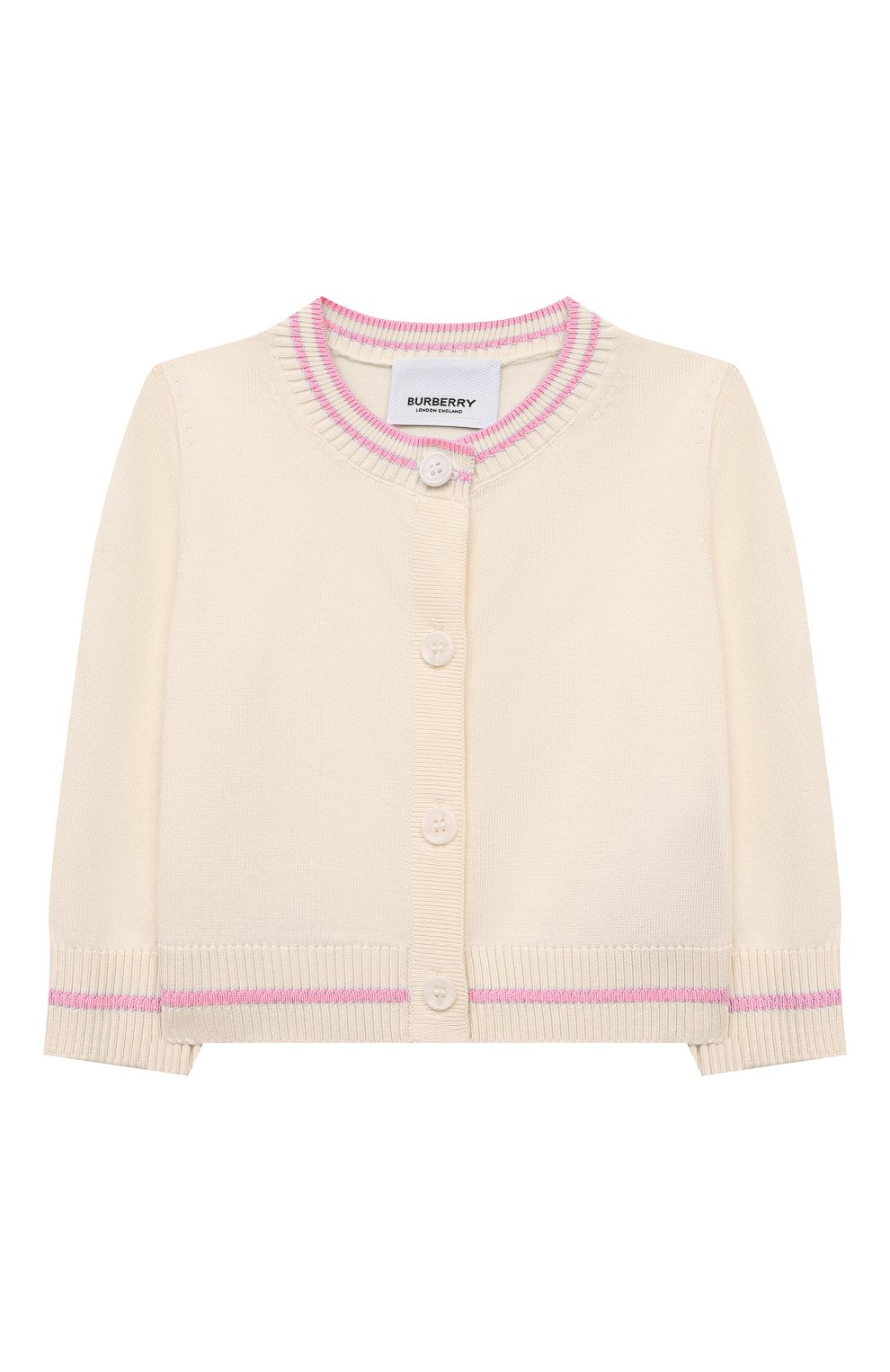 Комплект из трех предметов BURBERRY розового цвета по цене 47600 руб., арт. 8051535, фото 4 Комплект из трех предметов BURBERRY, арт. 8051535, фото 4