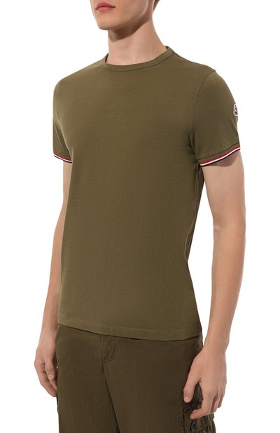 Хлопковая футболка MONCLER, арт. 8C716-00-87296, фото 3