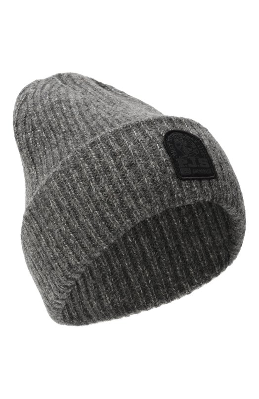 Шапка из шерсти и хлопка Parajumpers 25WMPAHAHA32 Серый 25WMPAHAHA32