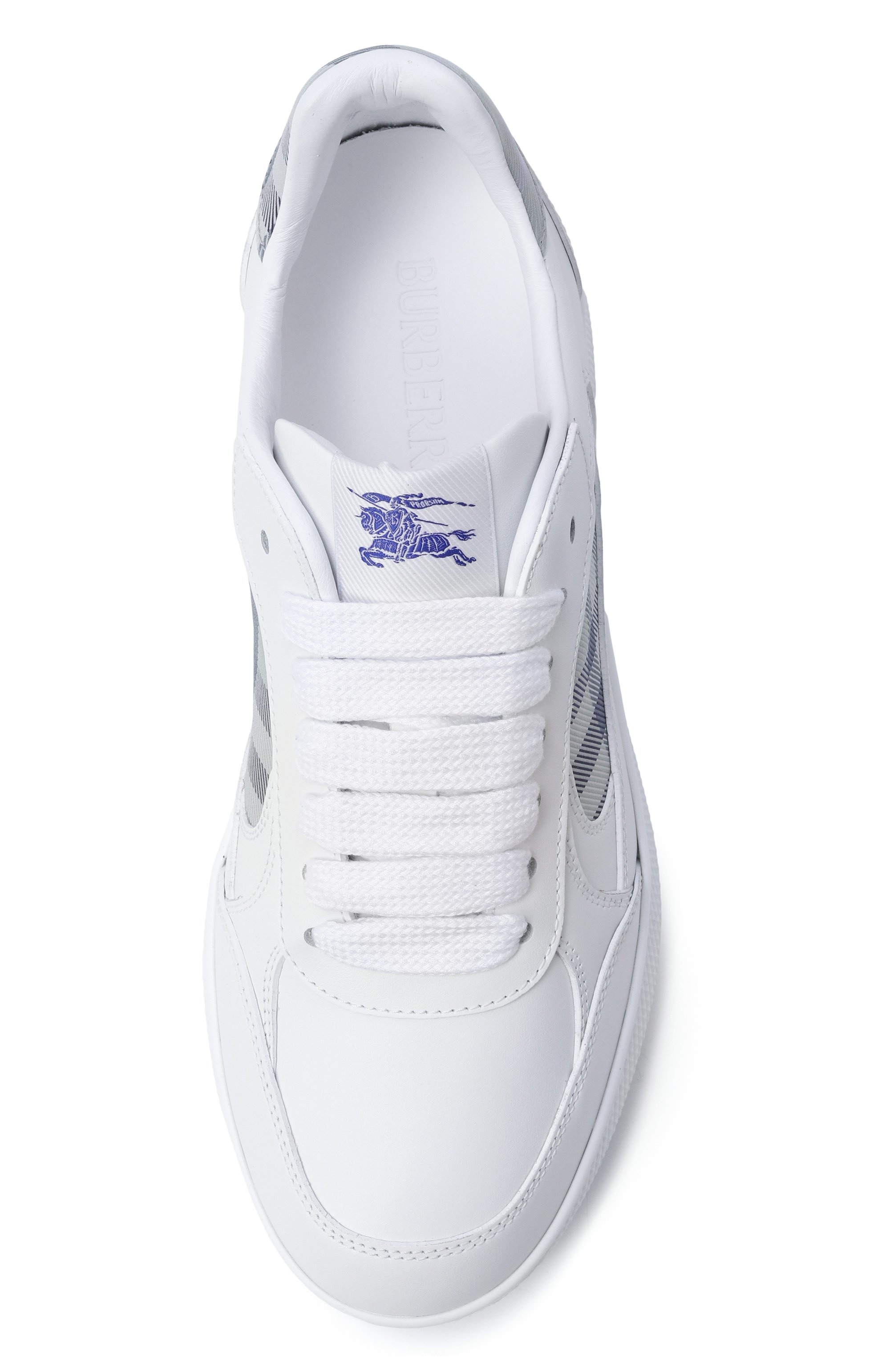 Комбинированные кеды terrace BURBERRY, арт. 8118625, фото 6