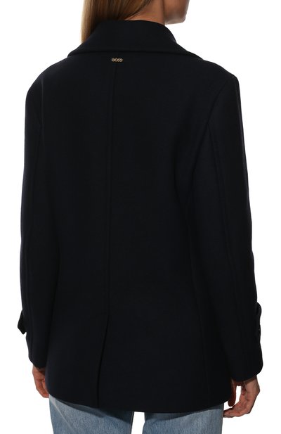 Шерстяное пальто BOSS, а рт. 50457589, фото 4