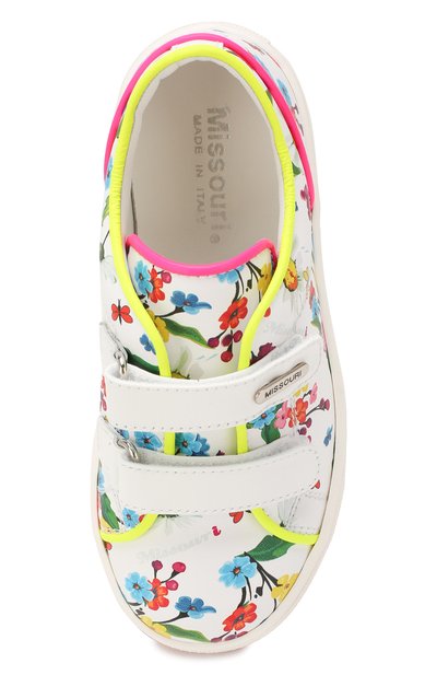 Кожаные кеды MISSOURI разноцветного цвета по цене 19950 руб., арт. 4622/27-30, фото 4 Кожаные кеды MISSOURI, арт. 4622/27-30, фото 4