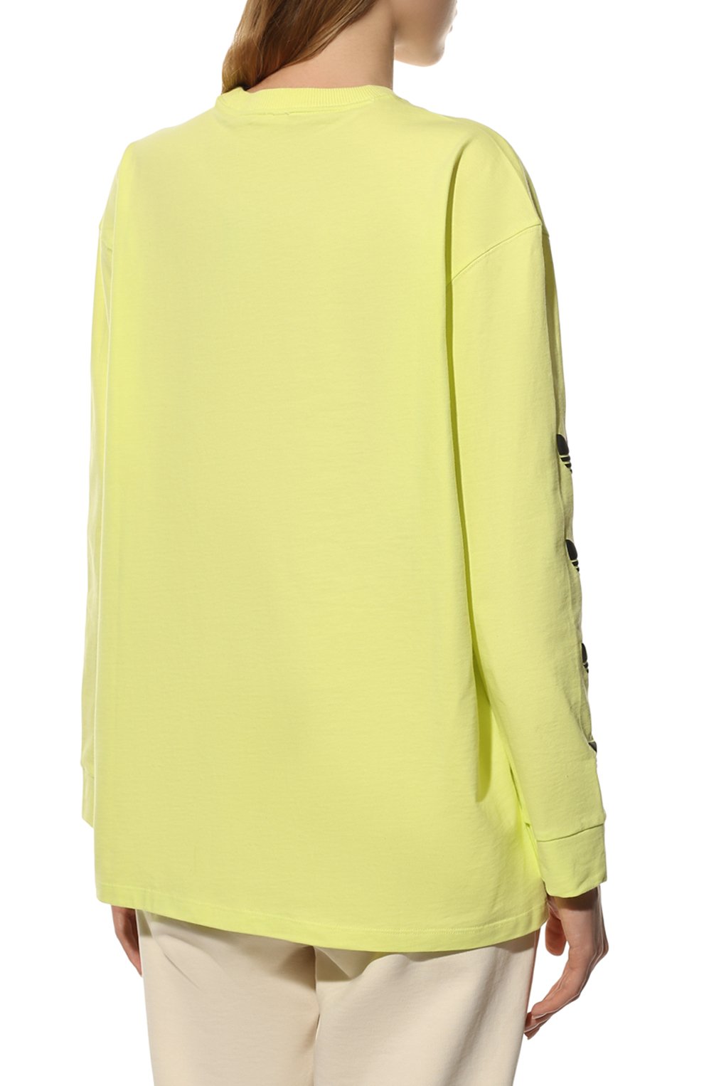 Хлопковый лонгслив ADIDAS ORIGINALS, арт. HC5428, фото 4