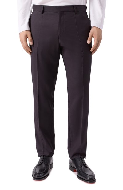 Шерстяной костюм BOSS темно-фиолетового цвета по цене 89950 руб., арт. 50551730, фото 4 Шерстяной костюм BOSS, арт. 50551730, фото 4