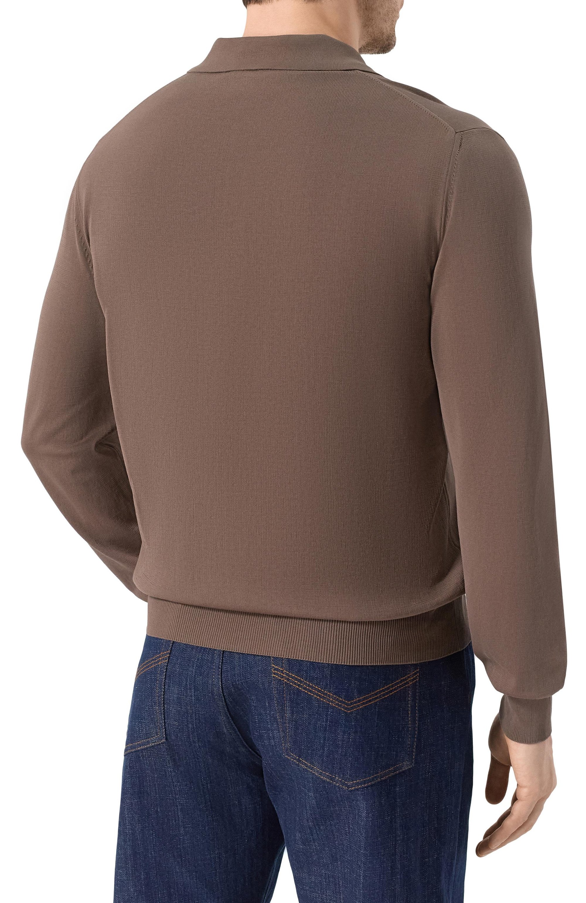 Хлопковое поло CANALI, арт. C0017B/MK02459, фото 4