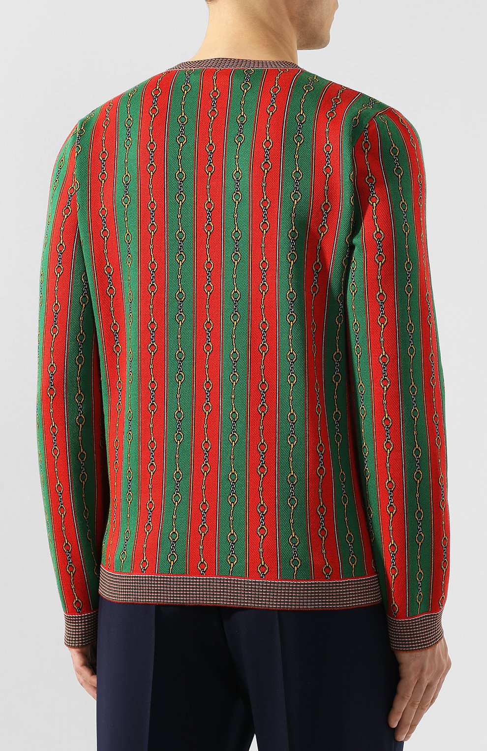Пуловер из смеси хлопка и шерсти GUCCI, арт. 572623/XKAKW, фото 4