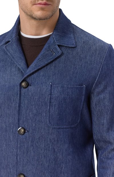 Пиджак из хлопка и льна JACOB COHEN, арт. JUM_I0011 003 T877A RW, фото 5