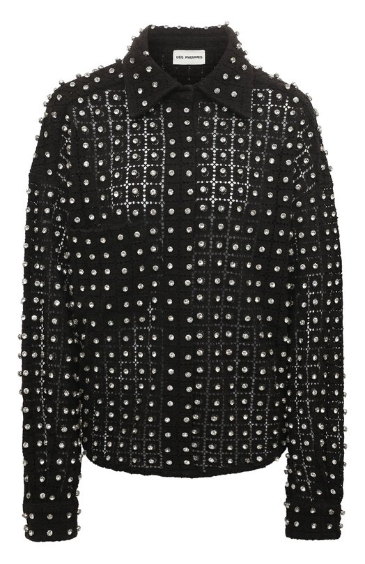 

Хлопковая рубашка Des_Phemmes, Чёрный