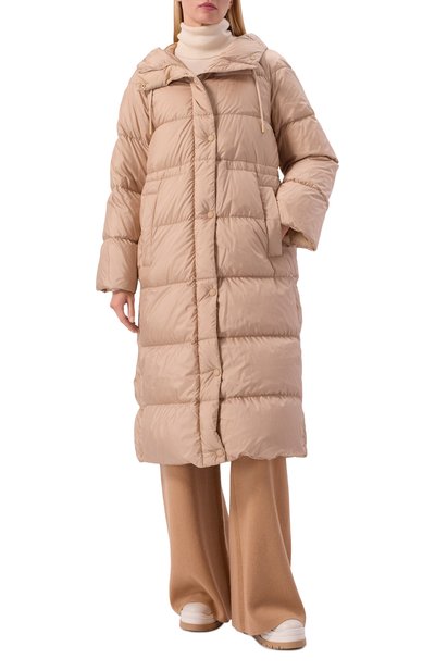 Пуховик WEEKEND MAX MARA бежевого цвета по цене 98400 руб., арт. N0VAK, фото 3 Пуховик WEEKEND MAX MARA, арт. N0VAK, фото 3