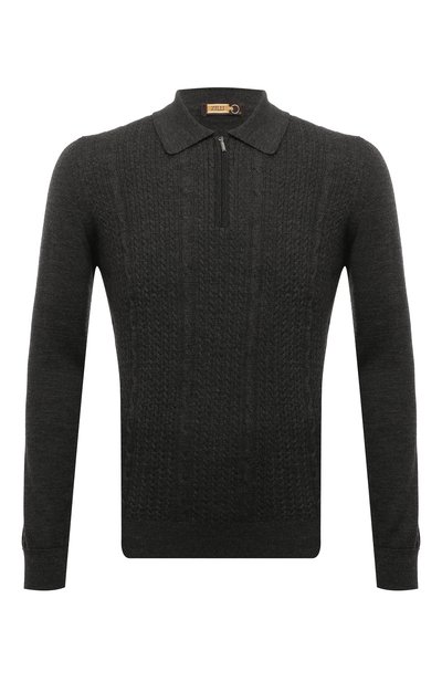 Мужская поло из шерсти и шелка ZILLI, арт. KZP001M0230VBS000