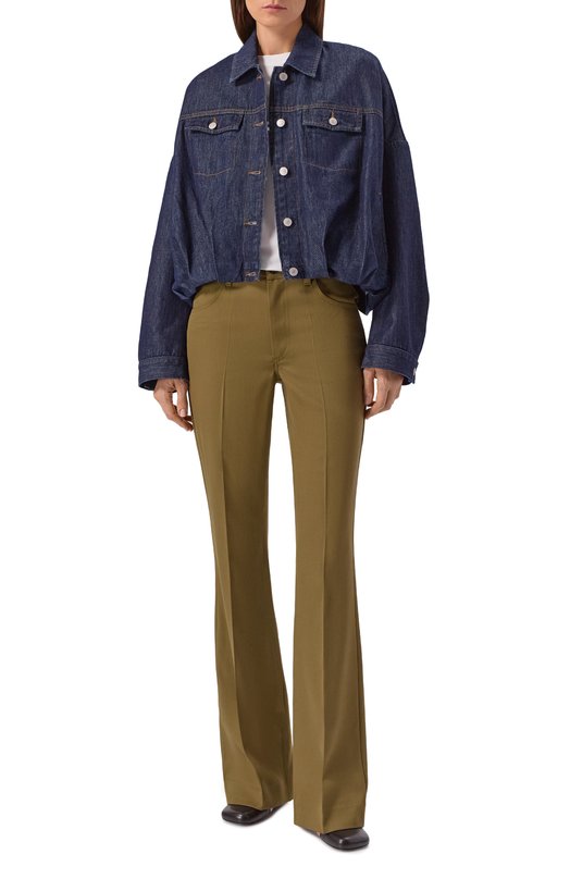 Хлопковая футболка Dries Van Noten 131100/3600 Белый  131100/3600 Фото 2