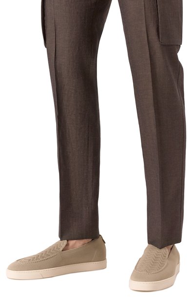 Текстильные лоферы GIORGIO ARMANI, арт. X2X183/XR089, фото 3