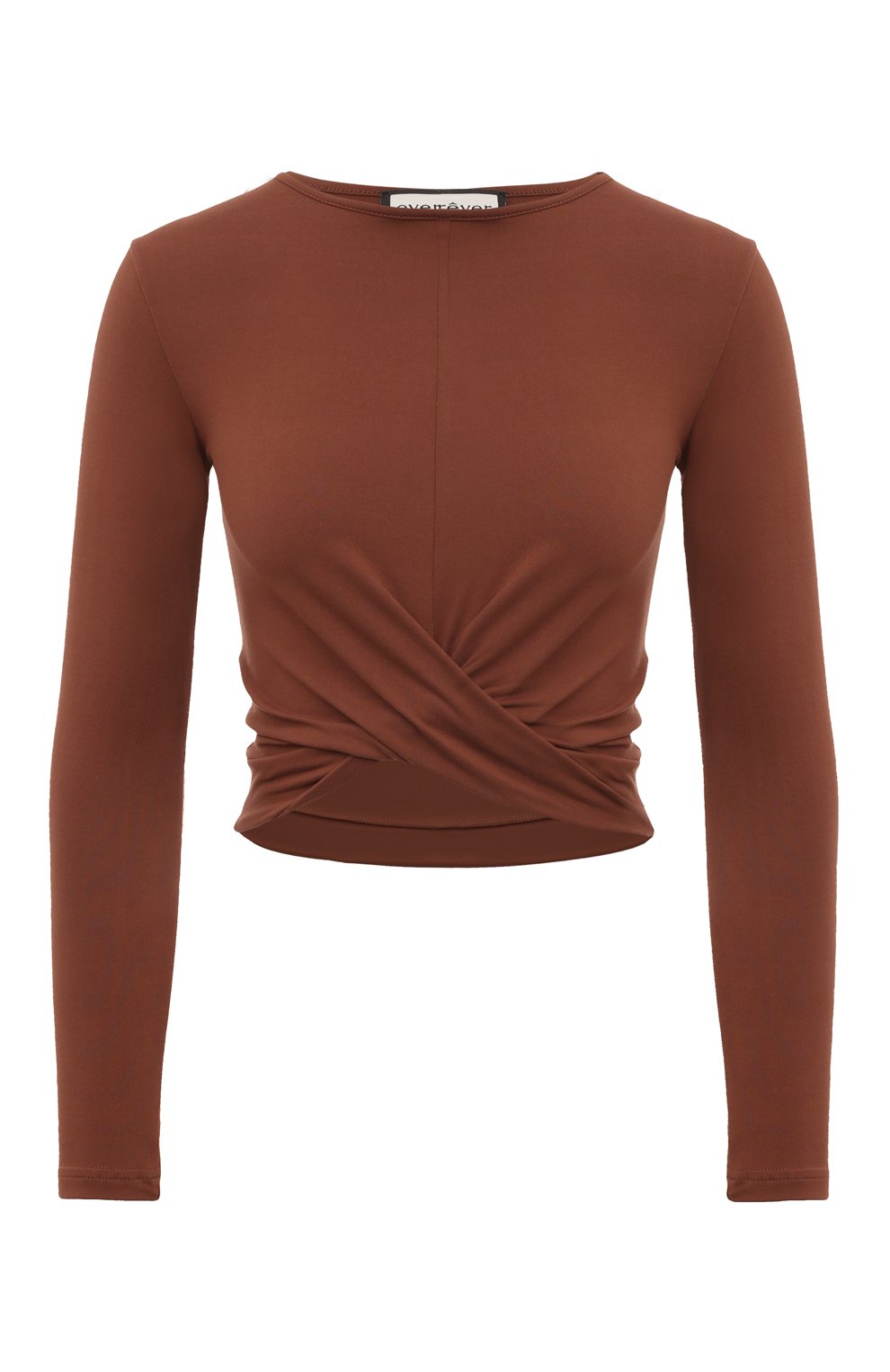 Топ EVERREVER коричневого цвета по цене 5990 руб., арт. RE-KTS-BRWS-03, фото 1 Топ EVERREVER, арт. RE-KTS-BRWS-03, фото 1