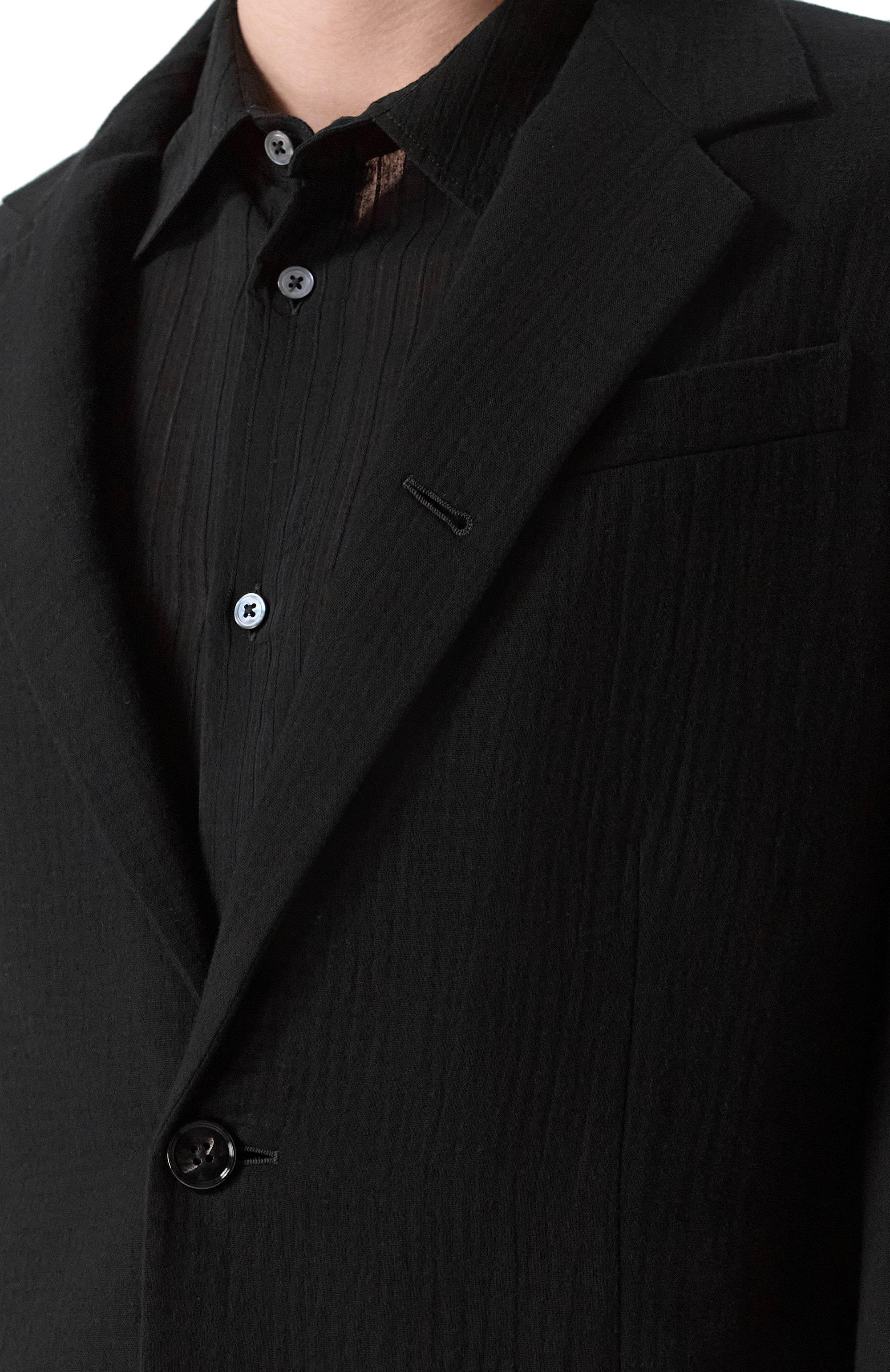 Хлопковый пиджак ANN DEMEULEMEESTER, арт. B0013730/FA718, фото 4