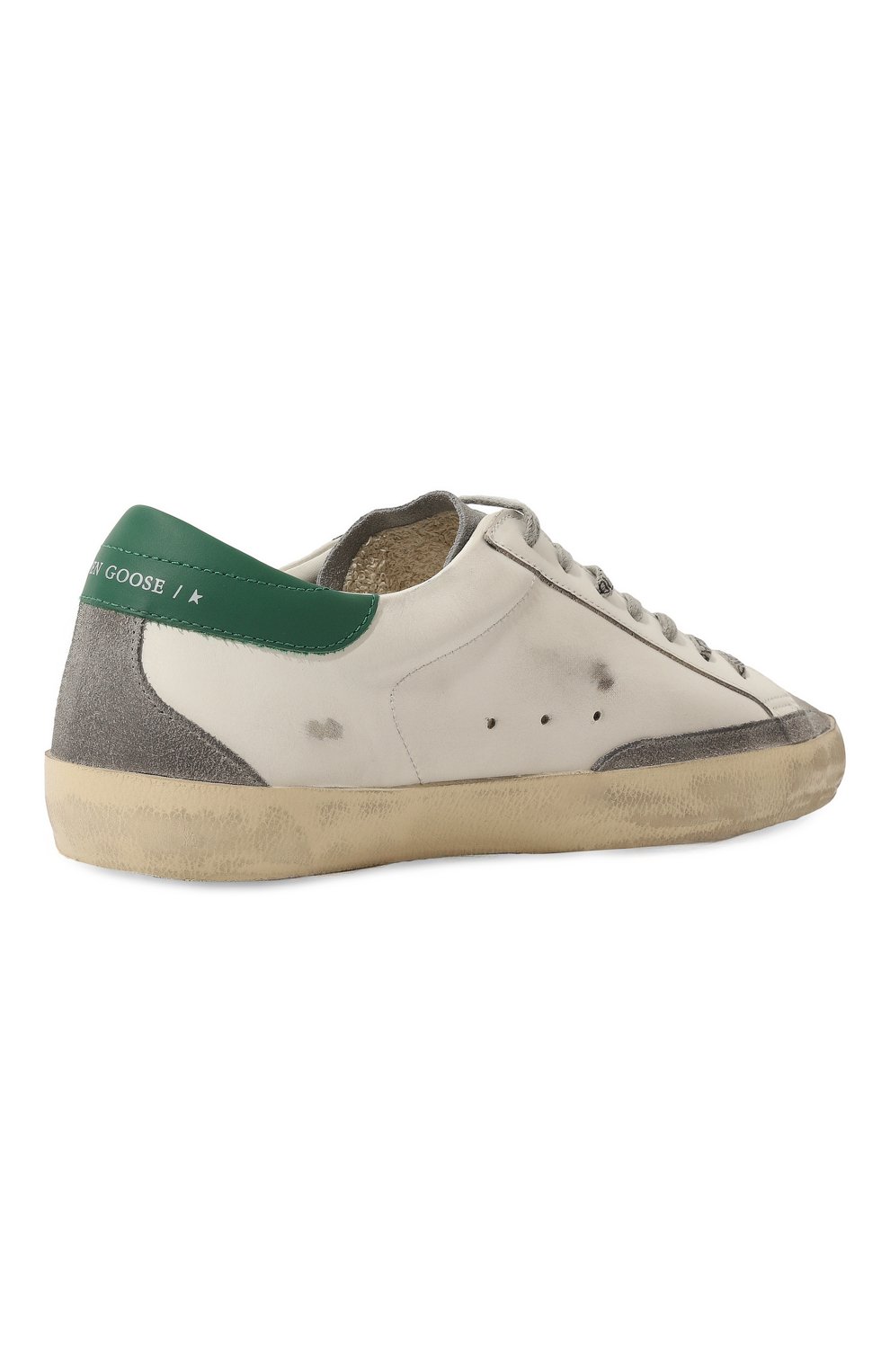 Кожаные кеды superstar GOLDEN GOOSE DELUXE BRAND белого цвета по цене 59900 руб., арт. GMF00102.F004167, фото 5 Кожаные кеды superstar GOLDEN GOOSE DELUXE BRAND, арт. GMF00102.F004167, фото 5