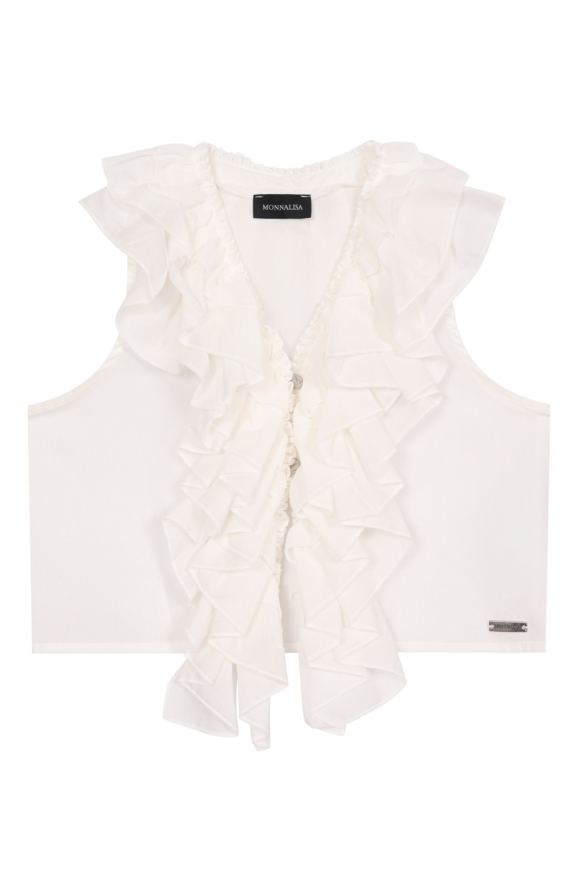 Хлопковый топ MONNALISA, арт. 41E302, фото 1