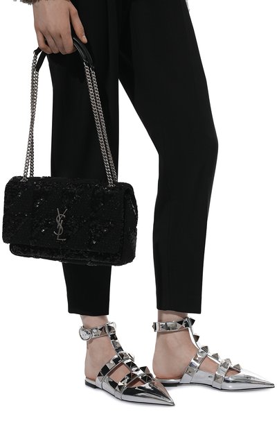 Кожаные балетки roman stud VALENTINO, арт. XW2S0BY5/BAI, фото 3