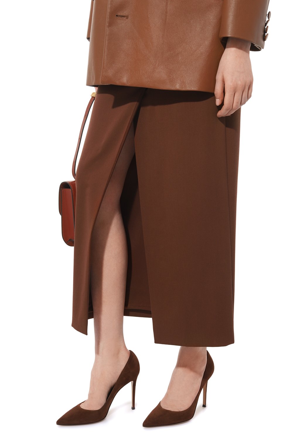 Замшевые туфли gianvito 105 GIANVITO ROSSI, арт. G28470.15RIC.CAMBR0W, фото 3