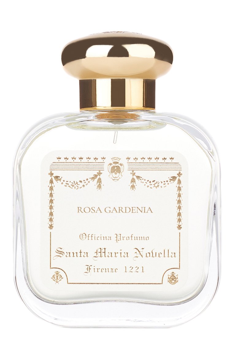 Одеколон rosa gardenia (50ml) SANTA MARIA NOVELLA бесцветного цвета, арт. SMN3118002 | Фото 1 (Нос: Не проставлено; Региональные ограничения белый список (Axapta Mercury): Не проставлено; Тип продукта - парфюмерия: Одеколон; Тип аромата: Цветочный; Ограничения доставки: flammable)