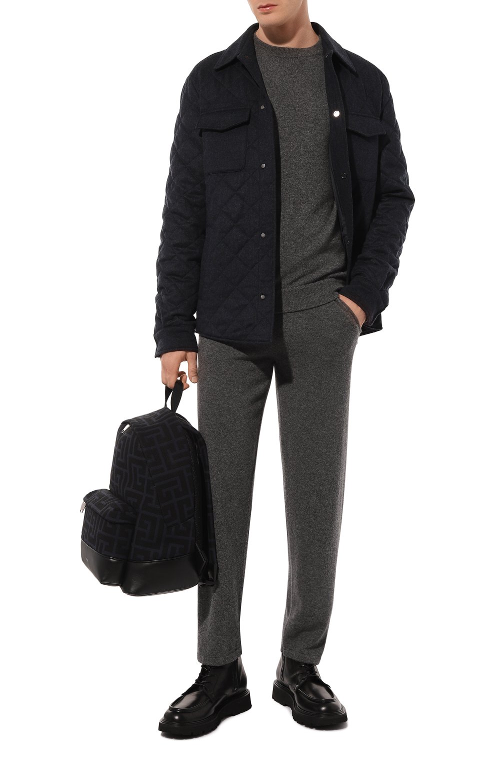 Кашемировые брюки DANIELE FIESOLI, арт. SE9022, фото 2