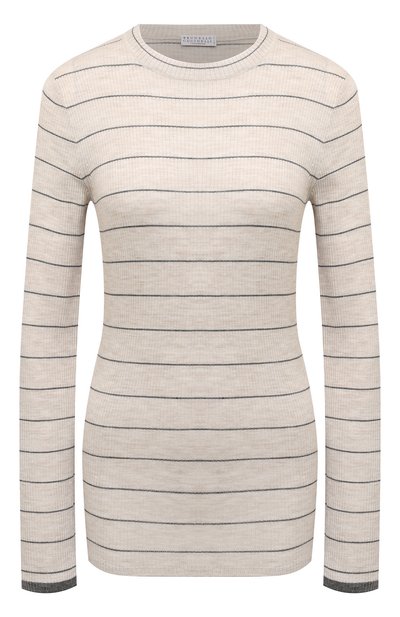 Женский пуловер из шерсти и кашемира BRUNELLO CUCINELLI, арт. M14818000