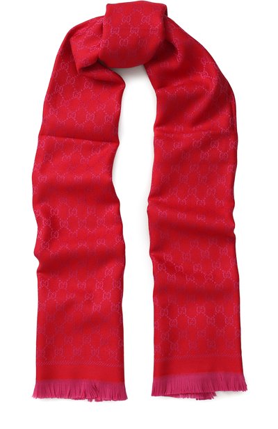 Шерстяной шарф GUCCI, арт. 411115/3G200, фото 1