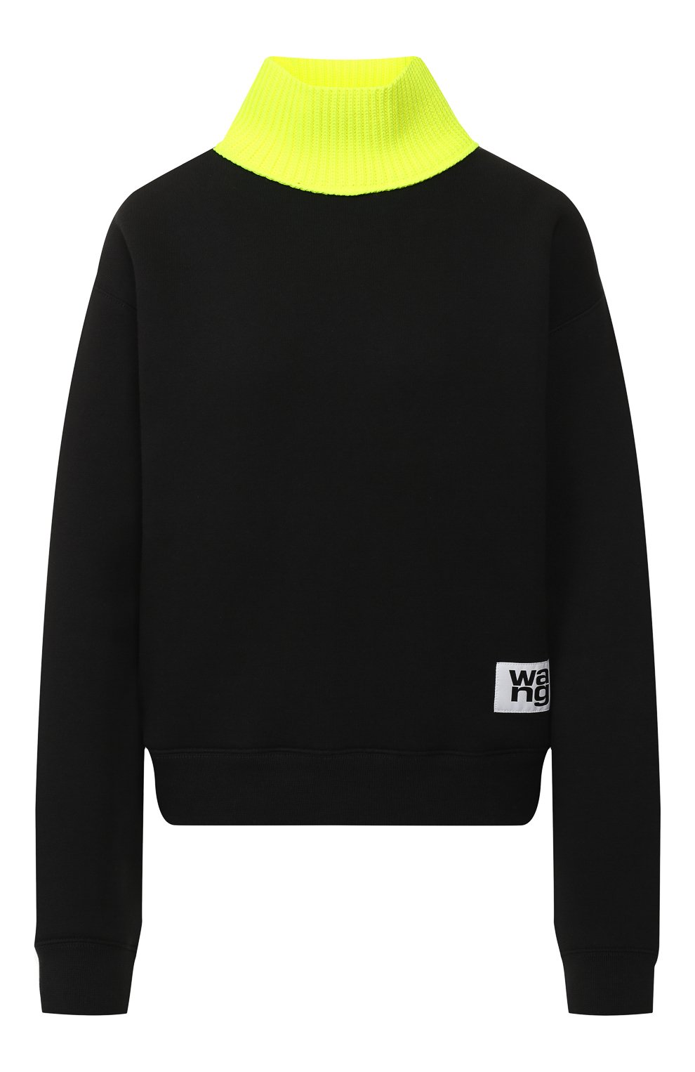 Хлопковый свитер ALEXANDERWANG.T черного цвета по цене 27500 руб., арт. 4CC2191087, фото 1 Хлопковый свитер ALEXANDERWANG.T, арт. 4CC2191087, фото 1