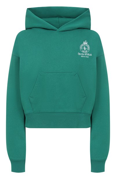 Женский хлопковое худи SPORTY AND RICH, арт. ST074621426GR03