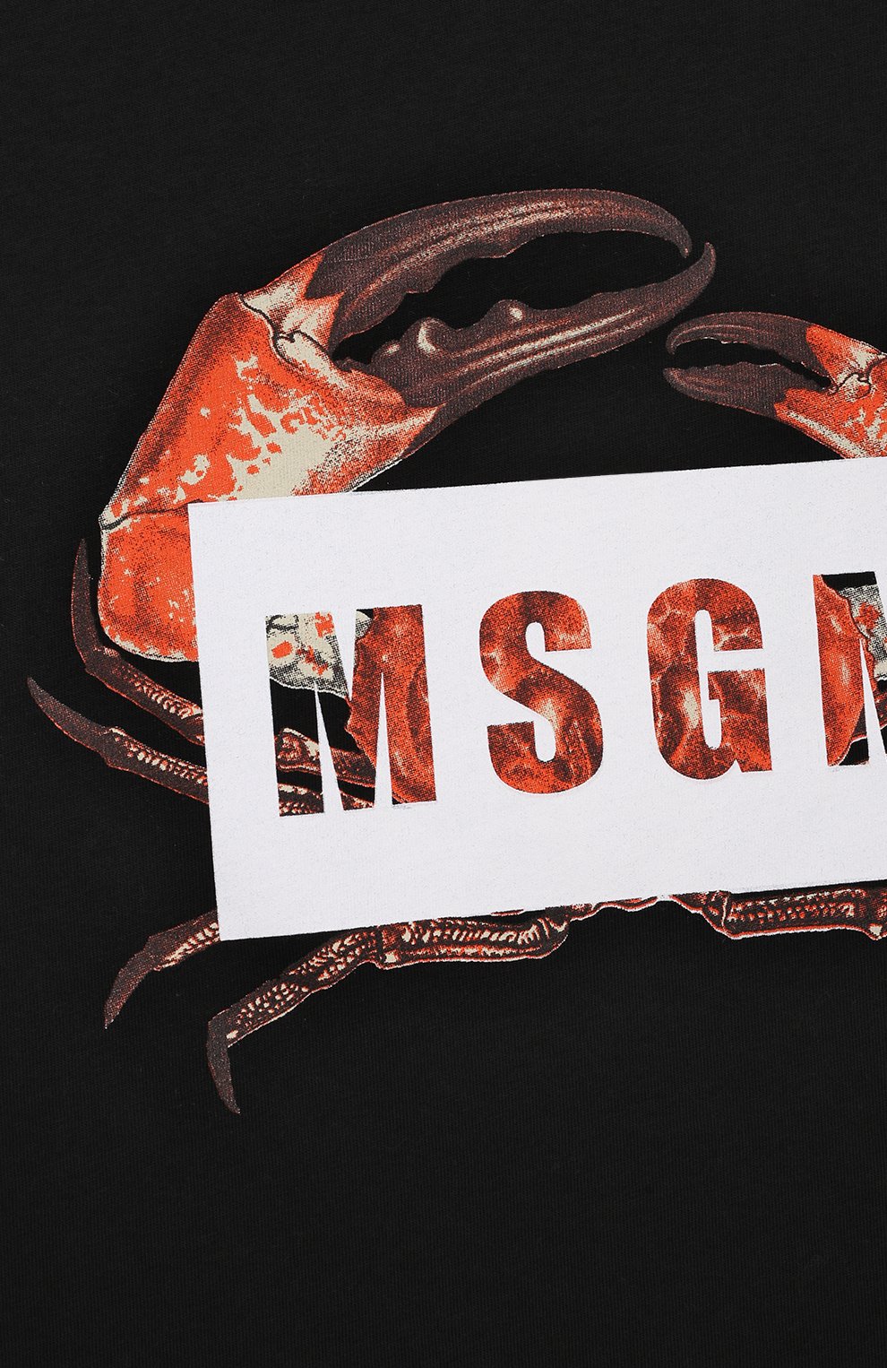 Хлопковая футболка MSGM KIDS, арт. MS029529, фото 3